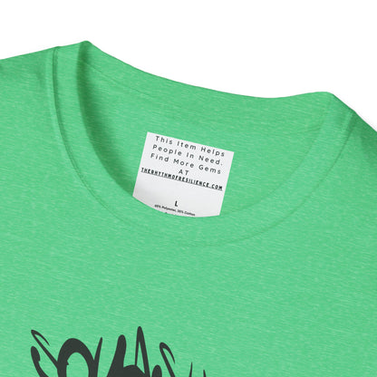 Squash The Stigma. Mental Health Awareness Unisex Softstyle T-Shirt