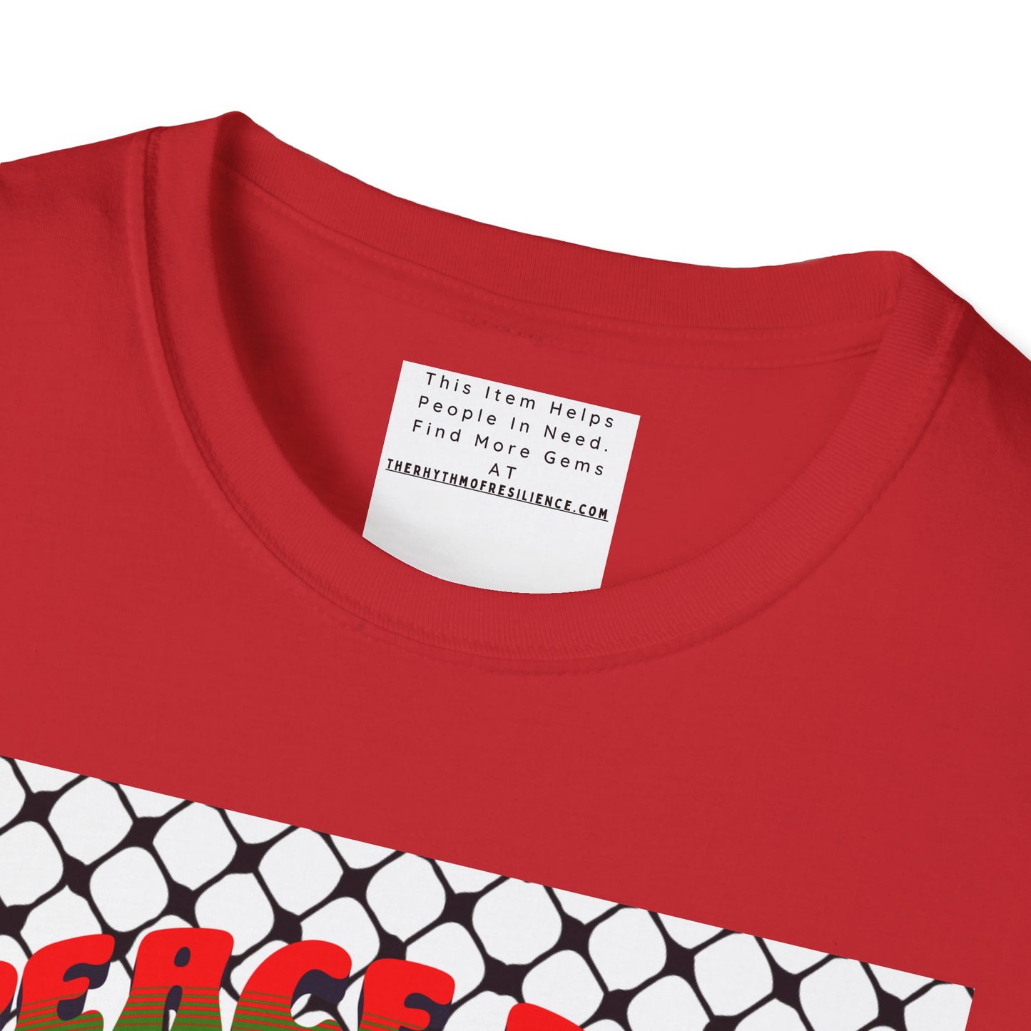 Peace for Palestine Unisex Softstyle T-Shirt