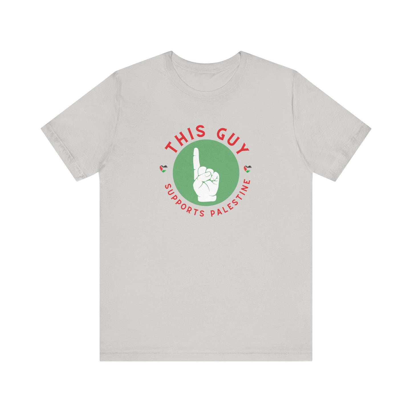 This Guy supports Palestine Unisex Jersey Short Sleeve Tee