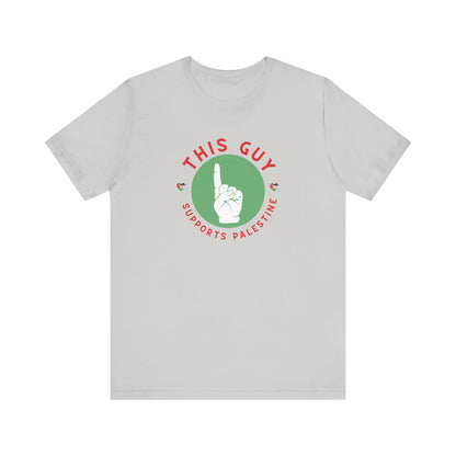 This Guy supports Palestine Unisex Jersey Short Sleeve Tee