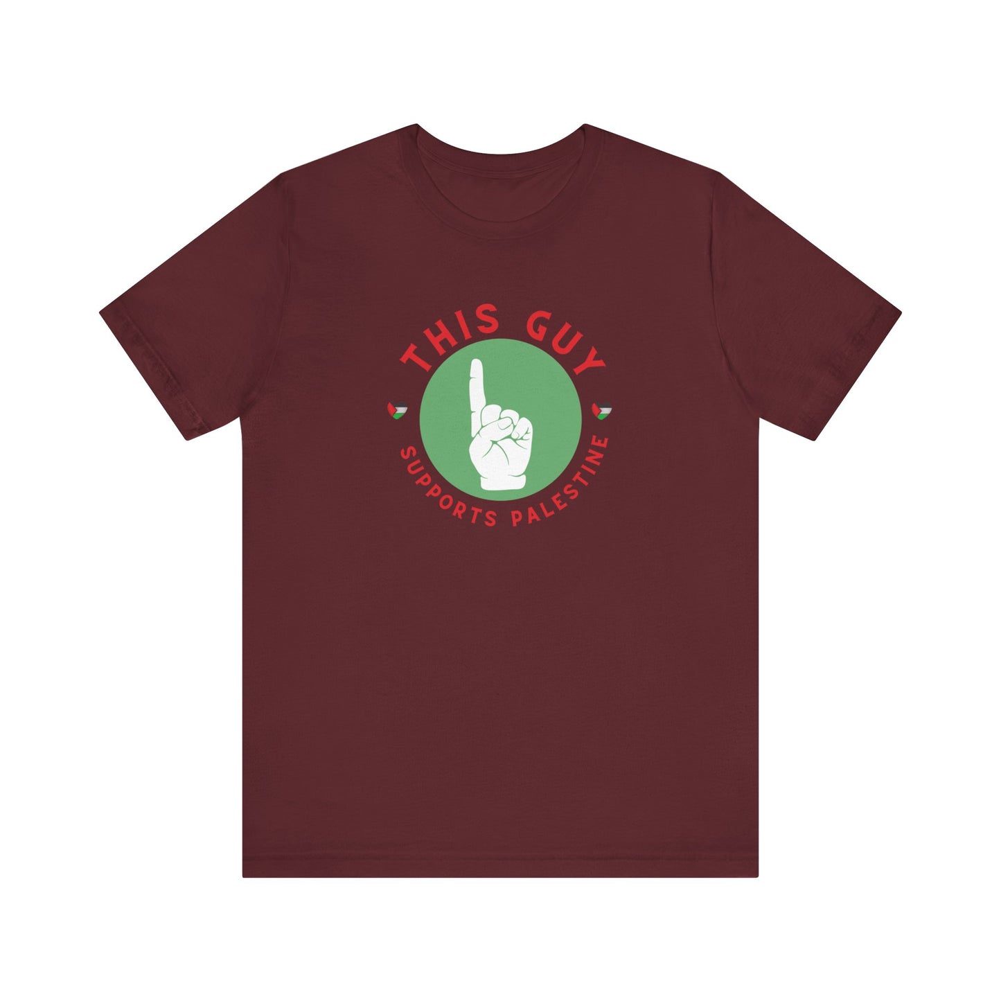 This Guy supports Palestine Unisex Jersey Short Sleeve Tee