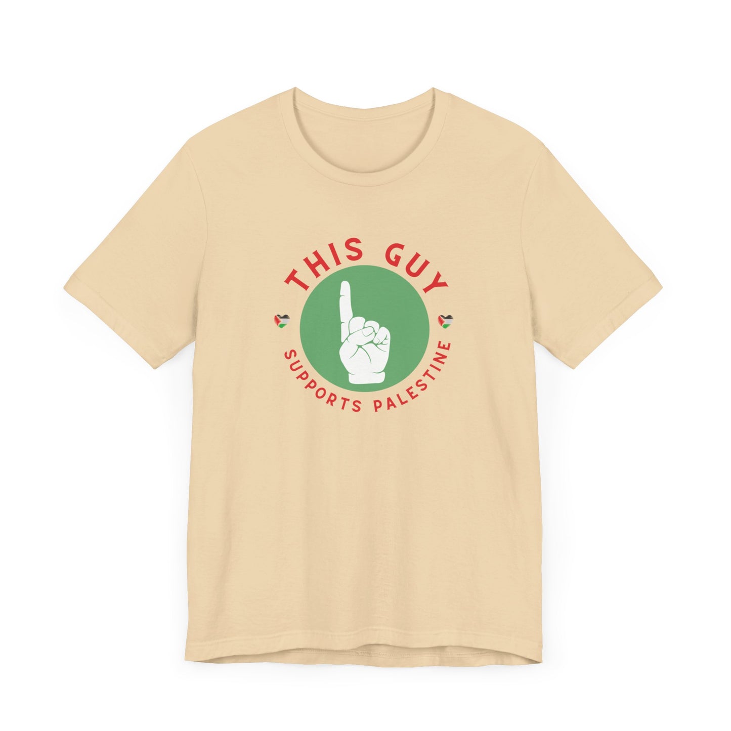 This Guy supports Palestine Unisex Jersey Short Sleeve Tee