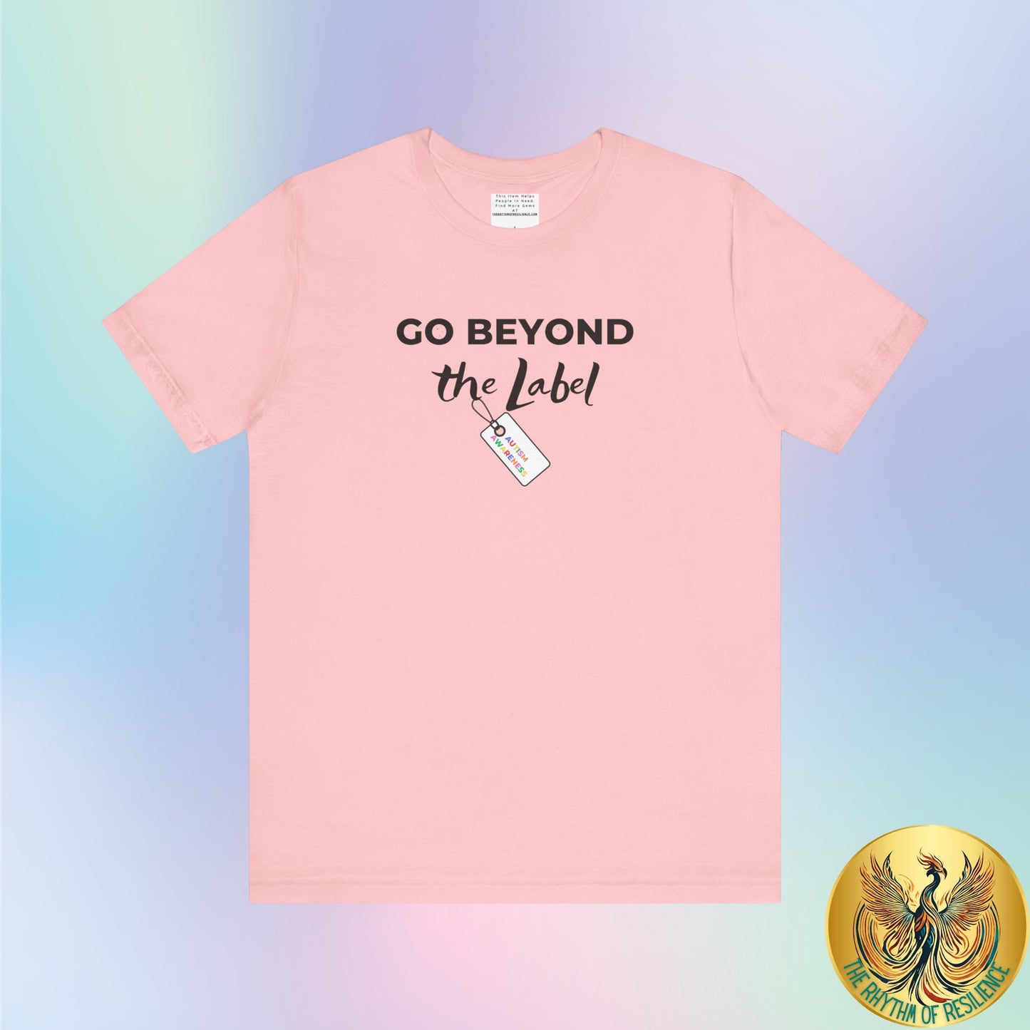 Go beyond the label Unisex Jersey Short Sleeve Tee-mental health awareness month