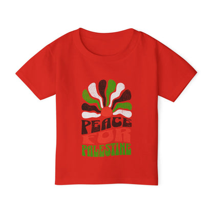Peace For Palestine Heavy Cotton™ Toddler T-shirt