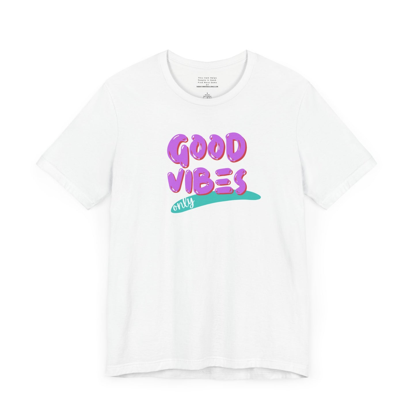 good vibes Unisex Jersey Short Sleeve Tee-mental health awareness month