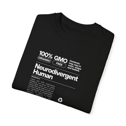 Neurodivergent Human Unisex Garment-Dyed T-shirt