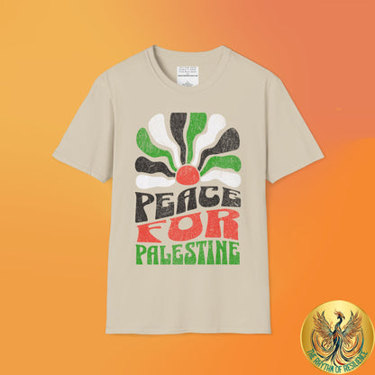 Peace for Palestine Unisex Softstyle T-Shirt