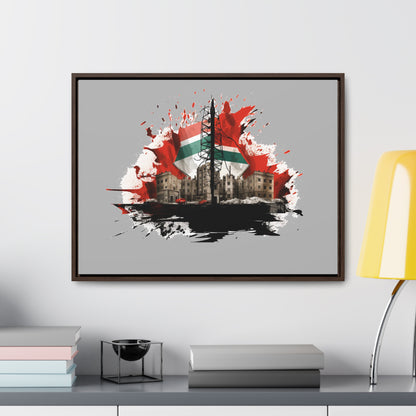 Canvas Wraps, Horizontal Frame, Palestine, Resist, Support the Cause in Style, Keffiyeh, Resistance, Free Palestine, Gaza, Palestine art