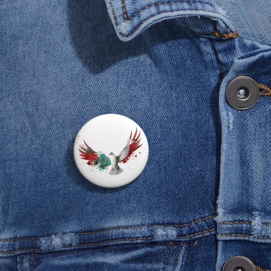 Pin Buttons free Palestine, free bird, protest, support the cause in style, stand with Palestine.