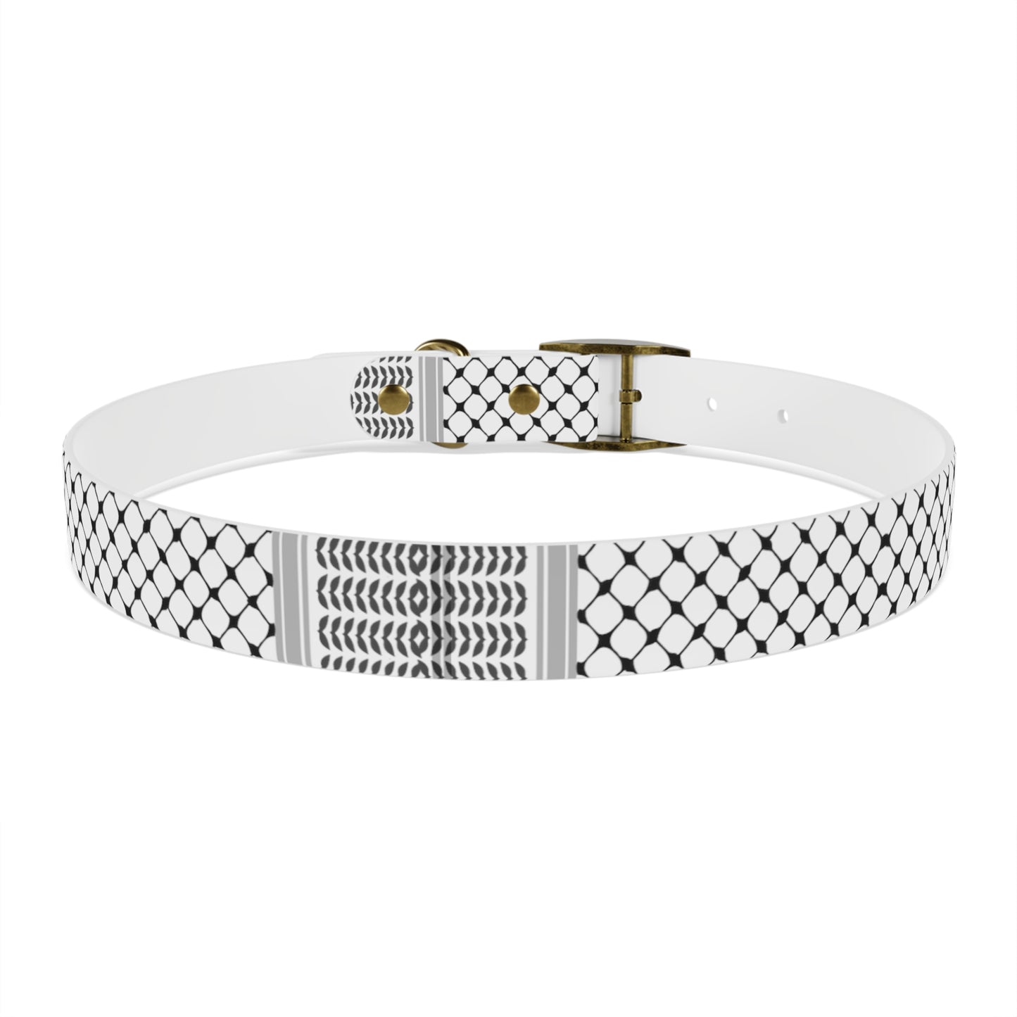 Dog Collar keffiyeh Print