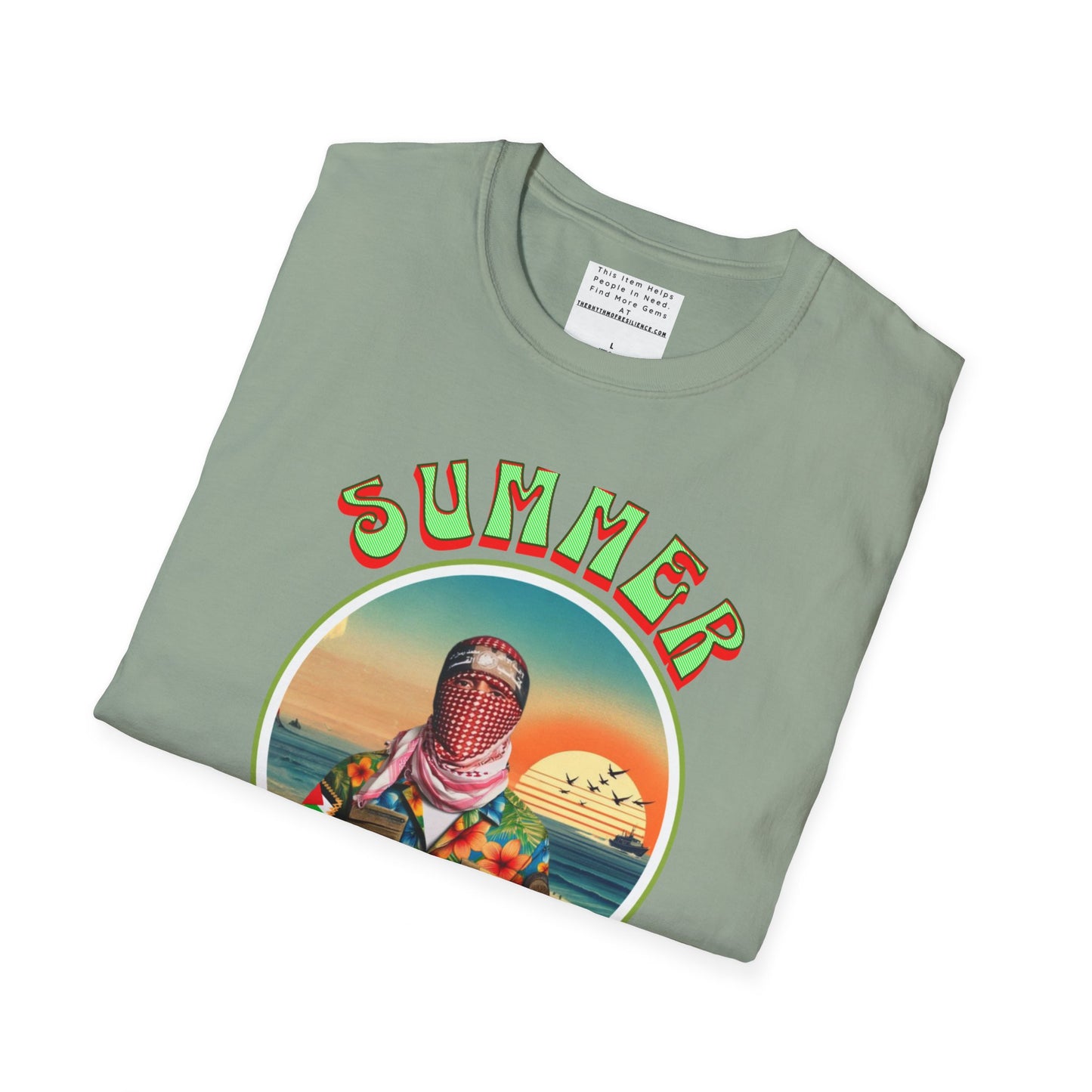 Summer vibes  Unisex Softstyle T-Shirt