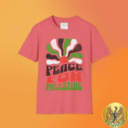 Peace for Palestine Unisex Softstyle T-Shirt