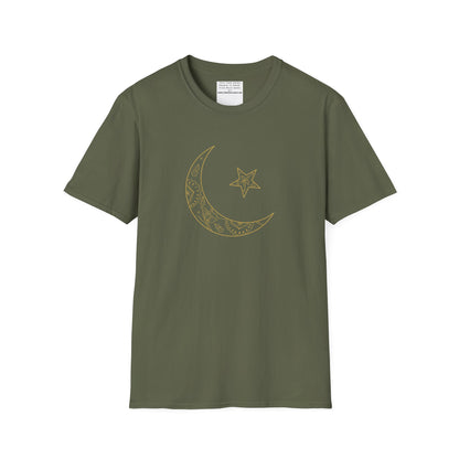 Unisex Heavy Cotton Tee, Islam shirt, shirt,  Islam, gift, Eid, holiday, beads, fasting, Arabi,  Arabic calligraphy, moon, star, crescent