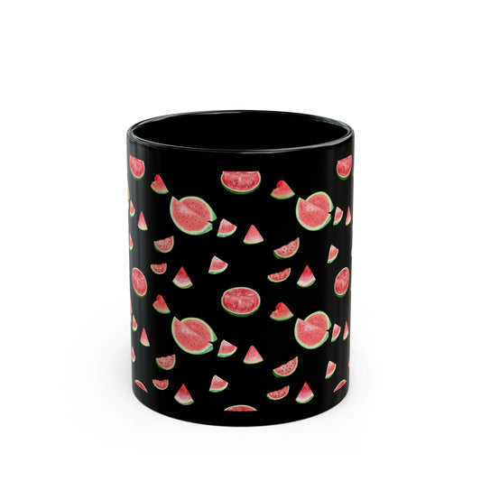 Black watermelon Mug (11oz, 15oz)