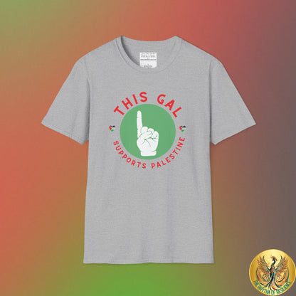 This Gal supporter Palestine Unisex Softstyle T-Shirt