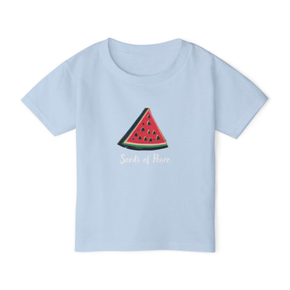 Watermelon Palestine seeds of peace, Palestine flag Heavy Cotton™ Toddler T-shirt 2T-6T