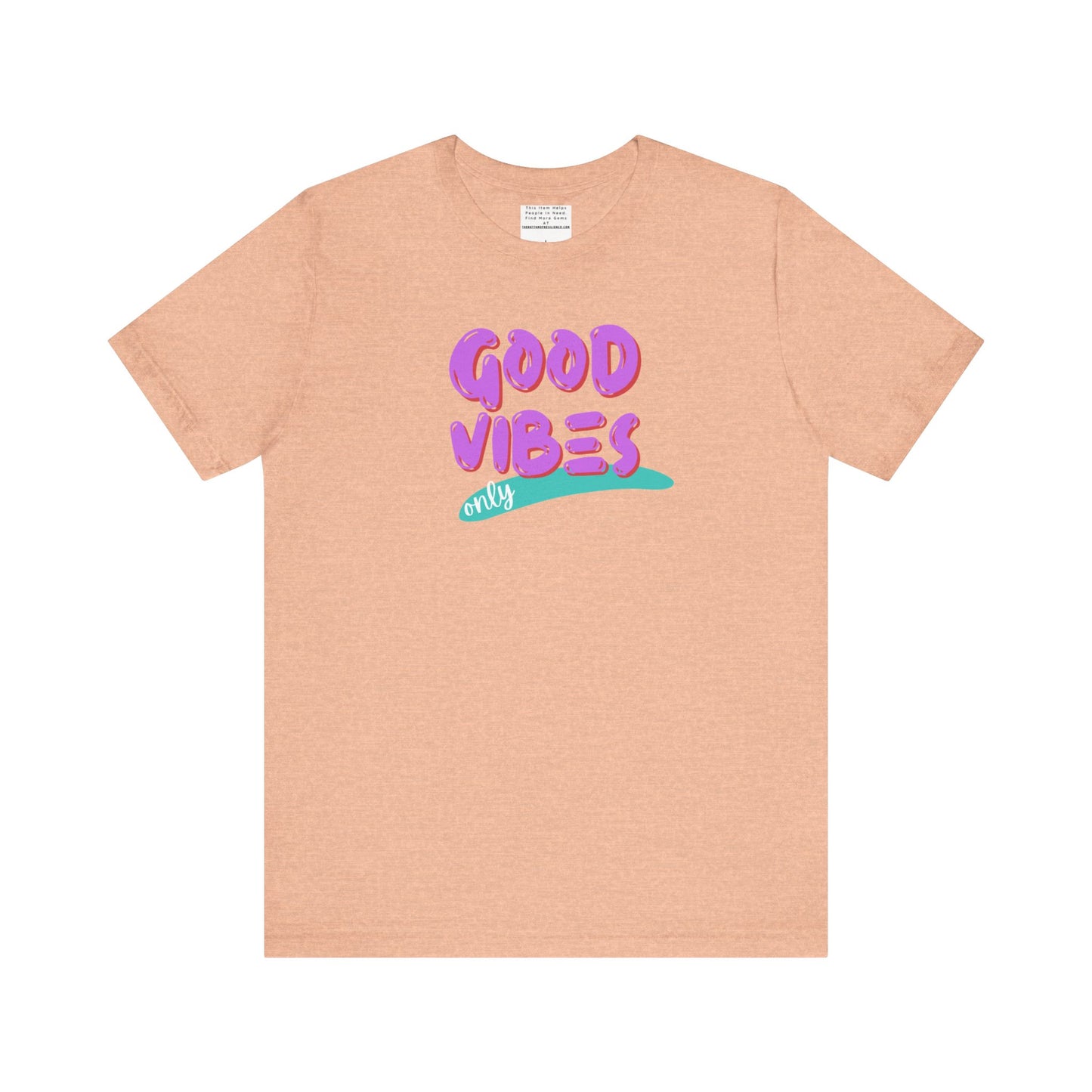good vibes Unisex Jersey Short Sleeve Tee-mental health awareness month
