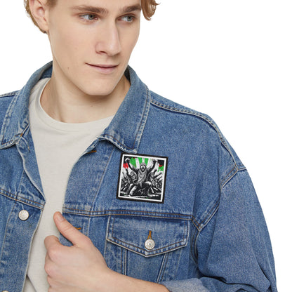 Iron-On Patches, Cease Fire Now Solidarity Humanity Palestine Support Patch,