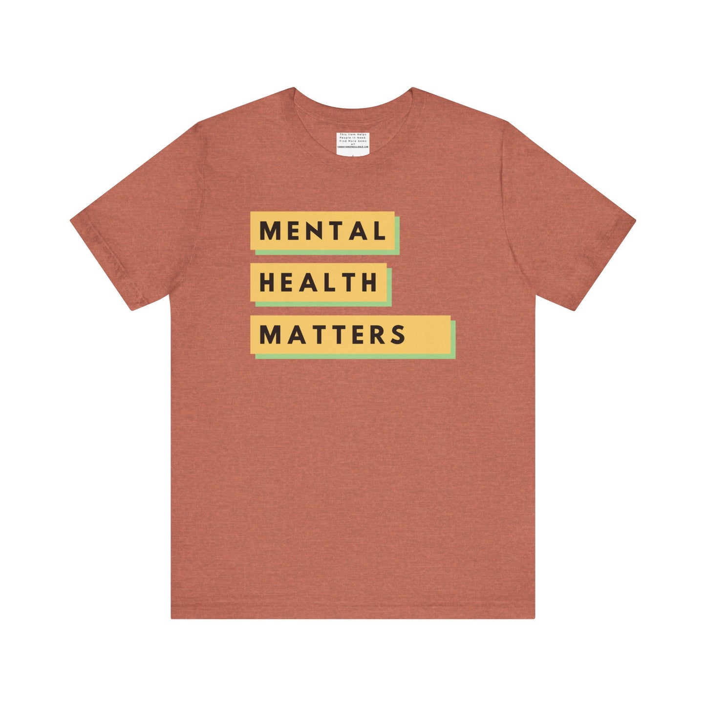 Mental Health Matters Unisex Jersey Short Sleeve Tee-mental health awareness month