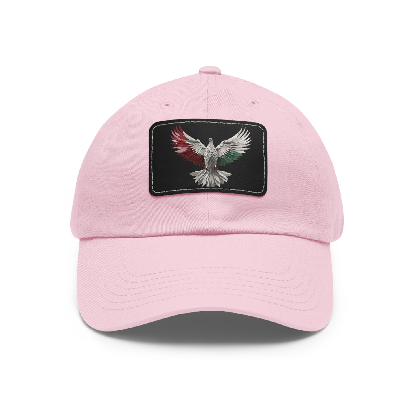 Dad Hat with Leather Patch, Unisex, free bird, Palestine, Resist, Arabic, Support the Cause in Style, Keffiyeh, Resistance, Free Palestine