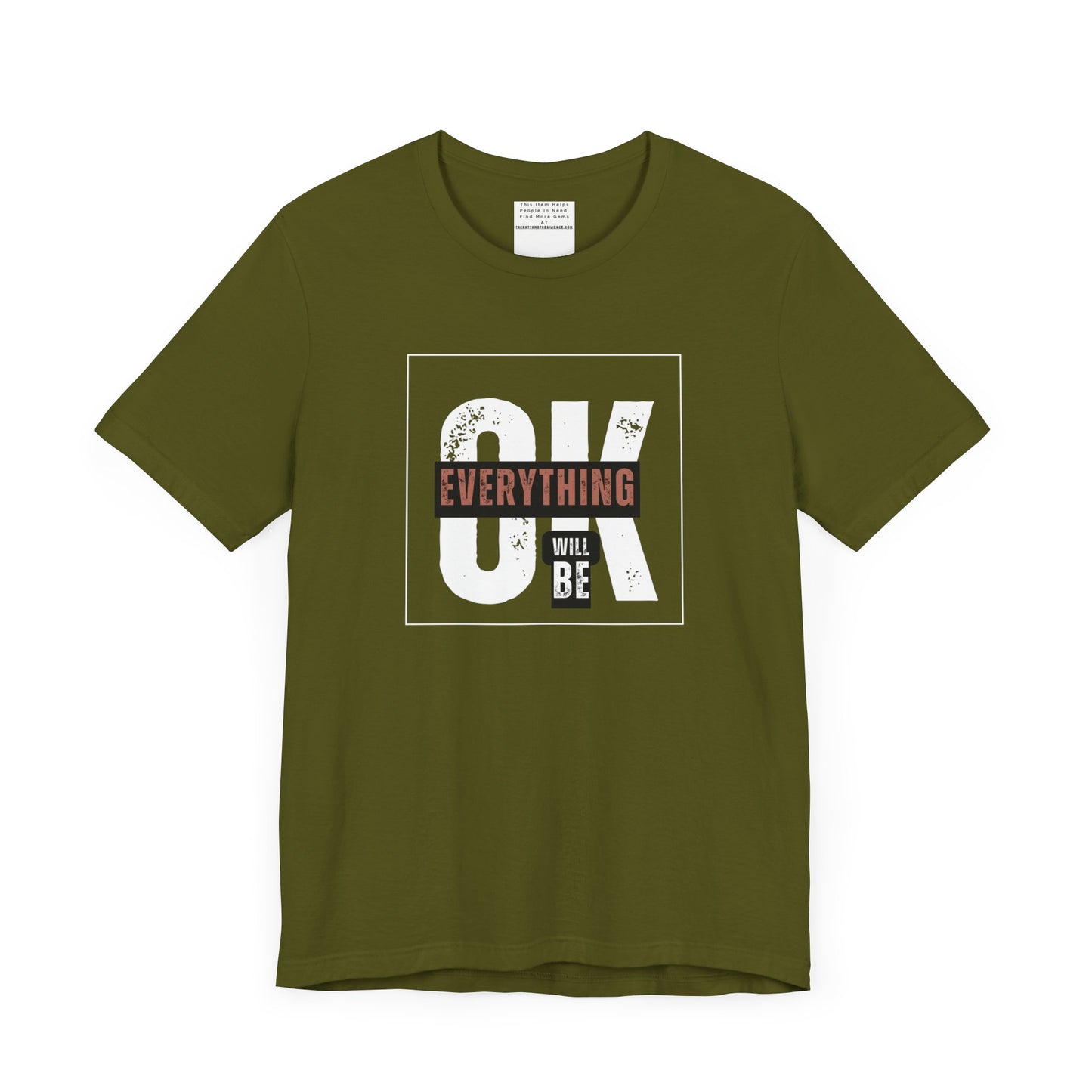 Everything will be ok Unisex Jersey Short Sleeve Tee-mental health awareness month