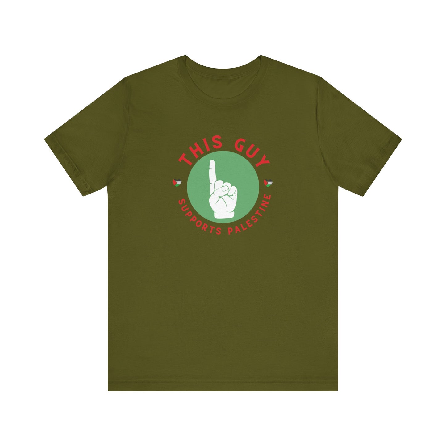 This Guy supports Palestine Unisex Jersey Short Sleeve Tee