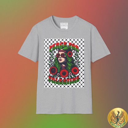 Peace for Palestine Unisex Softstyle T-Shirt