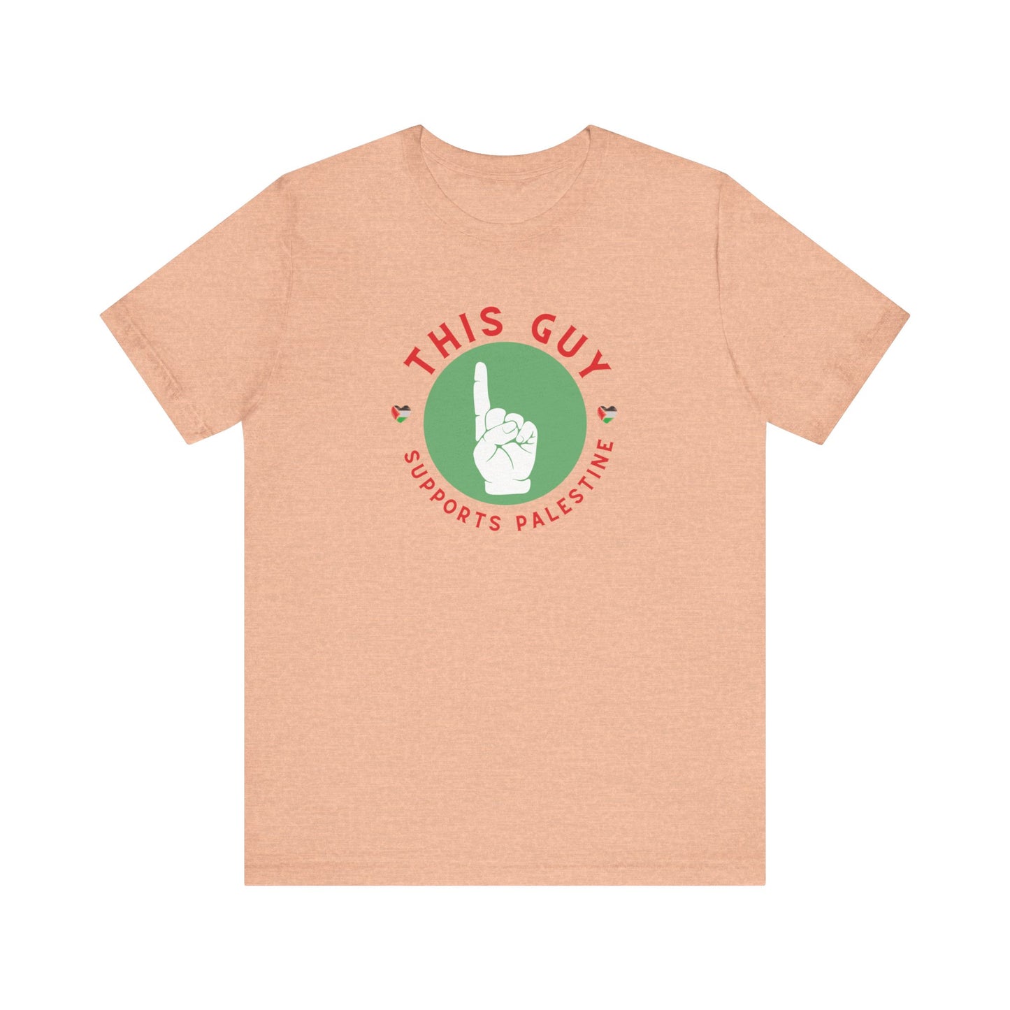 This Guy supports Palestine Unisex Jersey Short Sleeve Tee