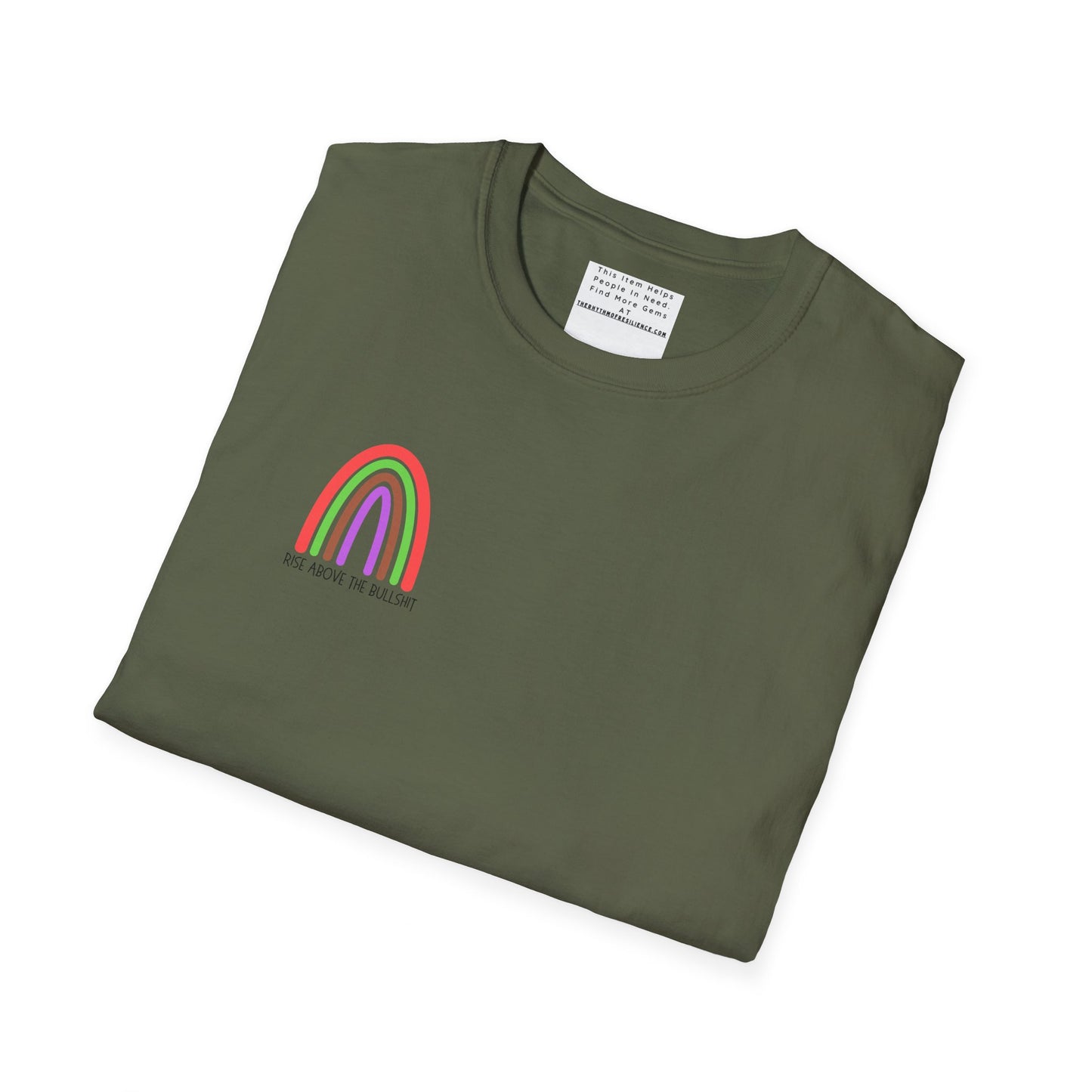 Rise above the BS Unisex Softstyle T-Shirt