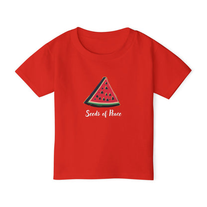 Watermelon Palestine seeds of peace, Palestine flag Heavy Cotton™ Toddler T-shirt 2T-6T