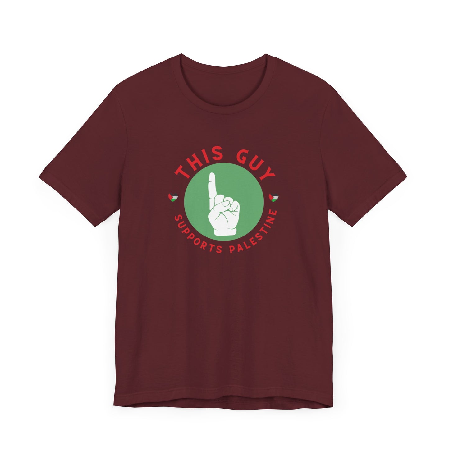 This Guy supports Palestine Unisex Jersey Short Sleeve Tee