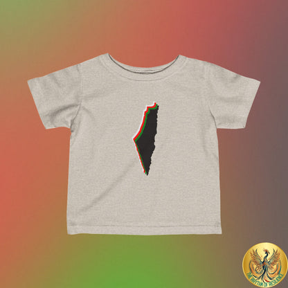 Palestine Map Infant Fine Jersey Tee