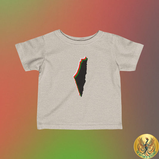 Palestine Map Infant Fine Jersey Tee