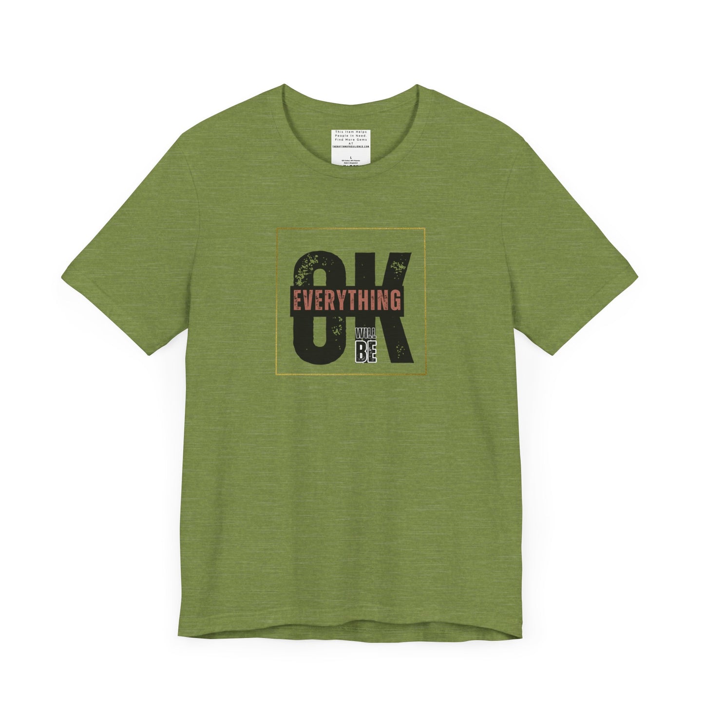 Everything Will Be ok Unisex Jersey Short Sleeve Tee-mental health awareness month