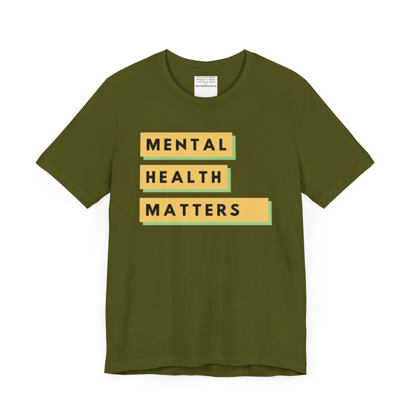 Mental Health Matters Unisex Jersey Short Sleeve Tee-mental health awareness month
