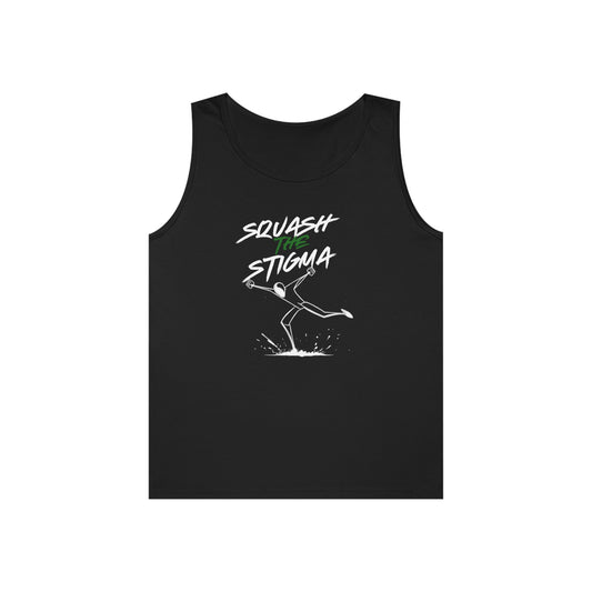 Copy of Squash The Stigma. Mental Health Awareness Unisex Heavy Cotton Tank Top