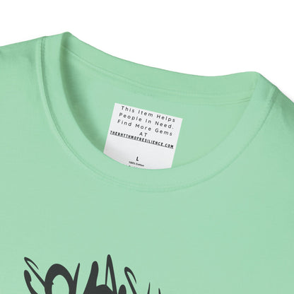 Squash The Stigma. Mental Health Awareness Unisex Softstyle T-Shirt