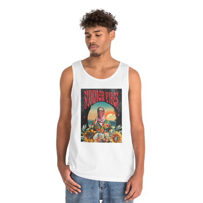 Summer Vibes Unisex Heavy Cotton Tank Top