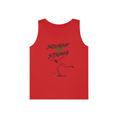 Copy of Squash The Stigma. Mental Health Awareness Unisex Heavy Cotton Tank Top