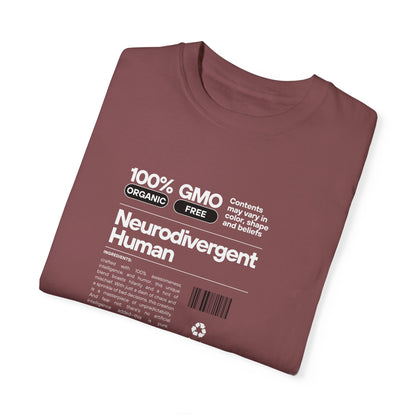 Neurodivergent Human Unisex Garment-Dyed T-shirt