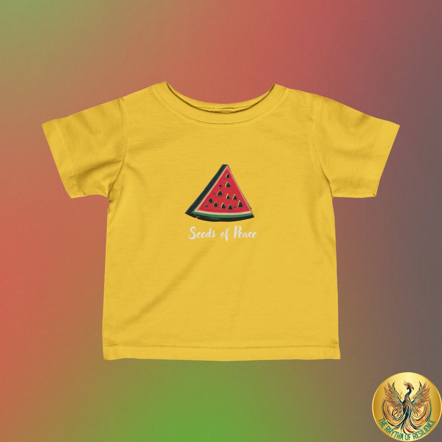 Palestine  seeds of peace watermelon Infant Fine Jersey Tee 6M-24m