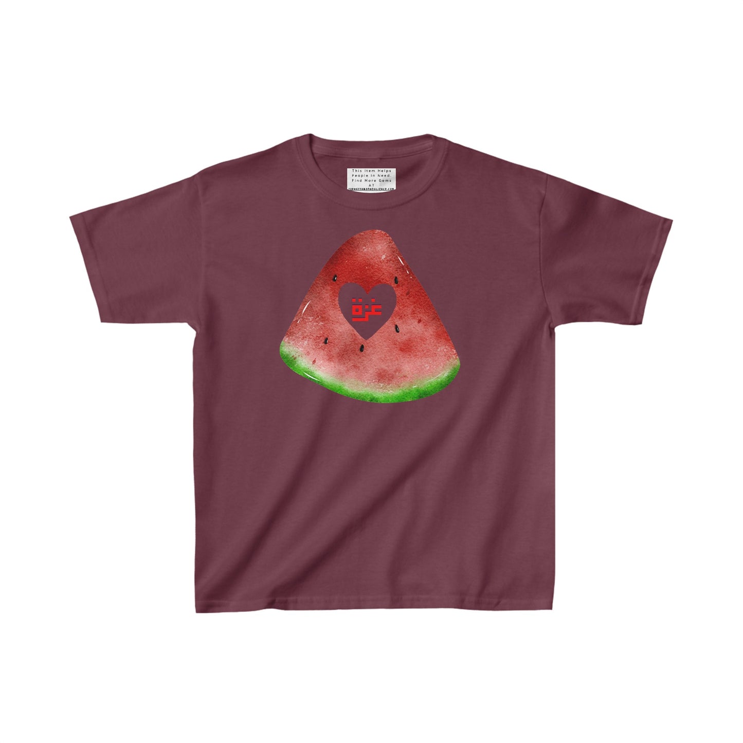Kids watermelon Gaza shirt Heavy Cotton™ Tee