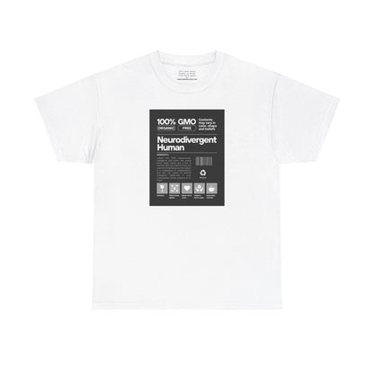Neurodivergent Human Unisex Heavy Cotton Tee