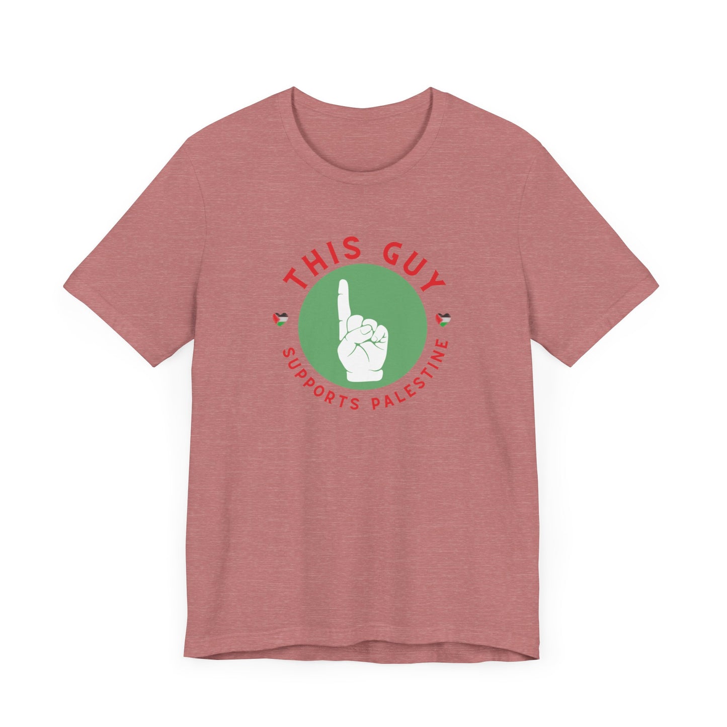 This Guy supports Palestine Unisex Jersey Short Sleeve Tee