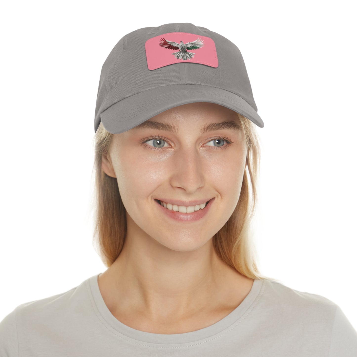 Dad Hat with Leather Patch, Unisex, free bird, Palestine, Resist, Arabic, Support the Cause in Style, Keffiyeh, Resistance, Free Palestine