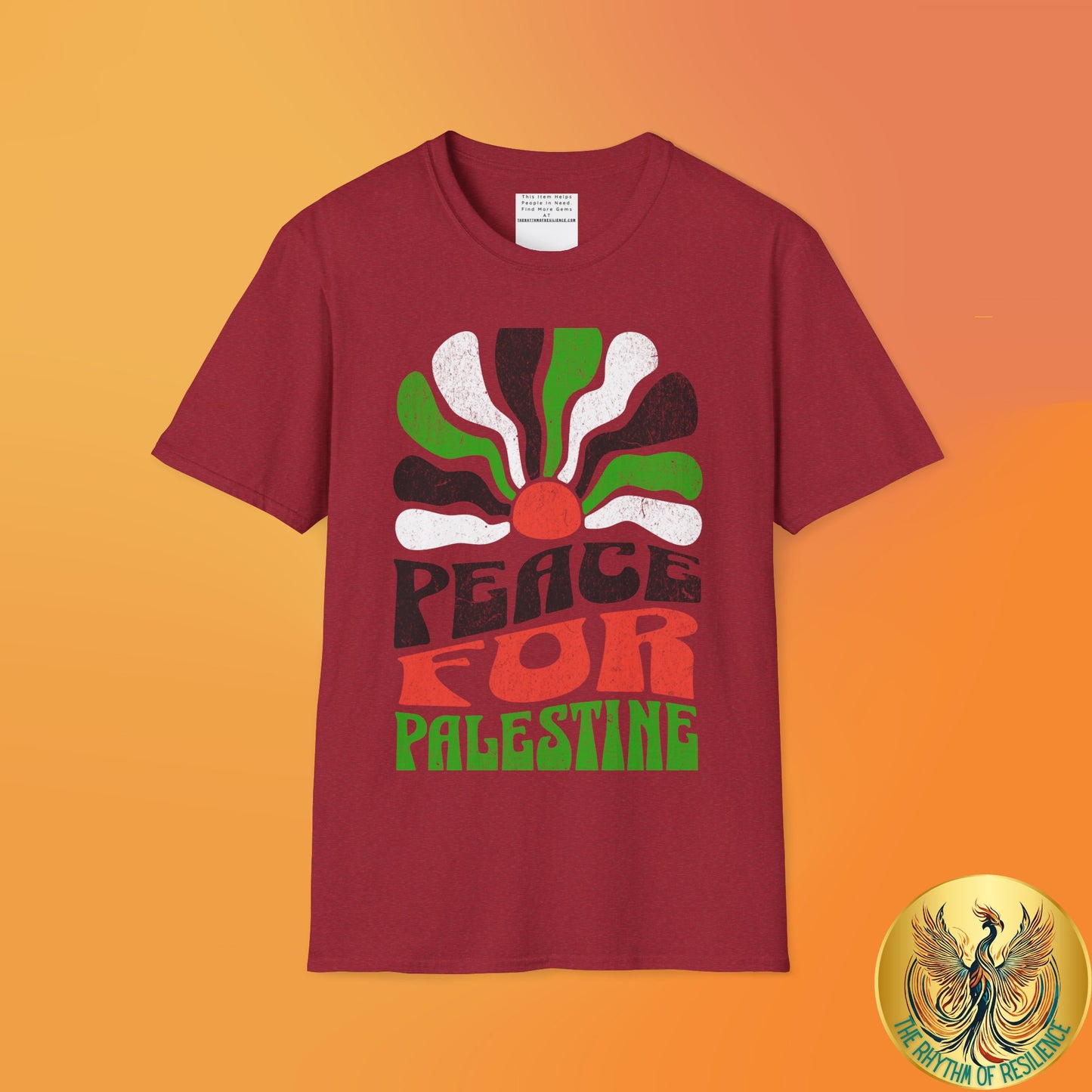 Peace for Palestine Unisex Softstyle T-Shirt