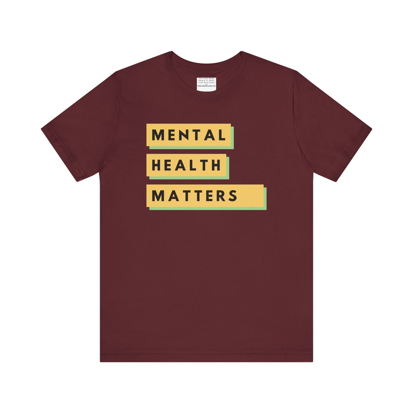 Mental Health Matters Unisex Jersey Short Sleeve Tee-mental health awareness month