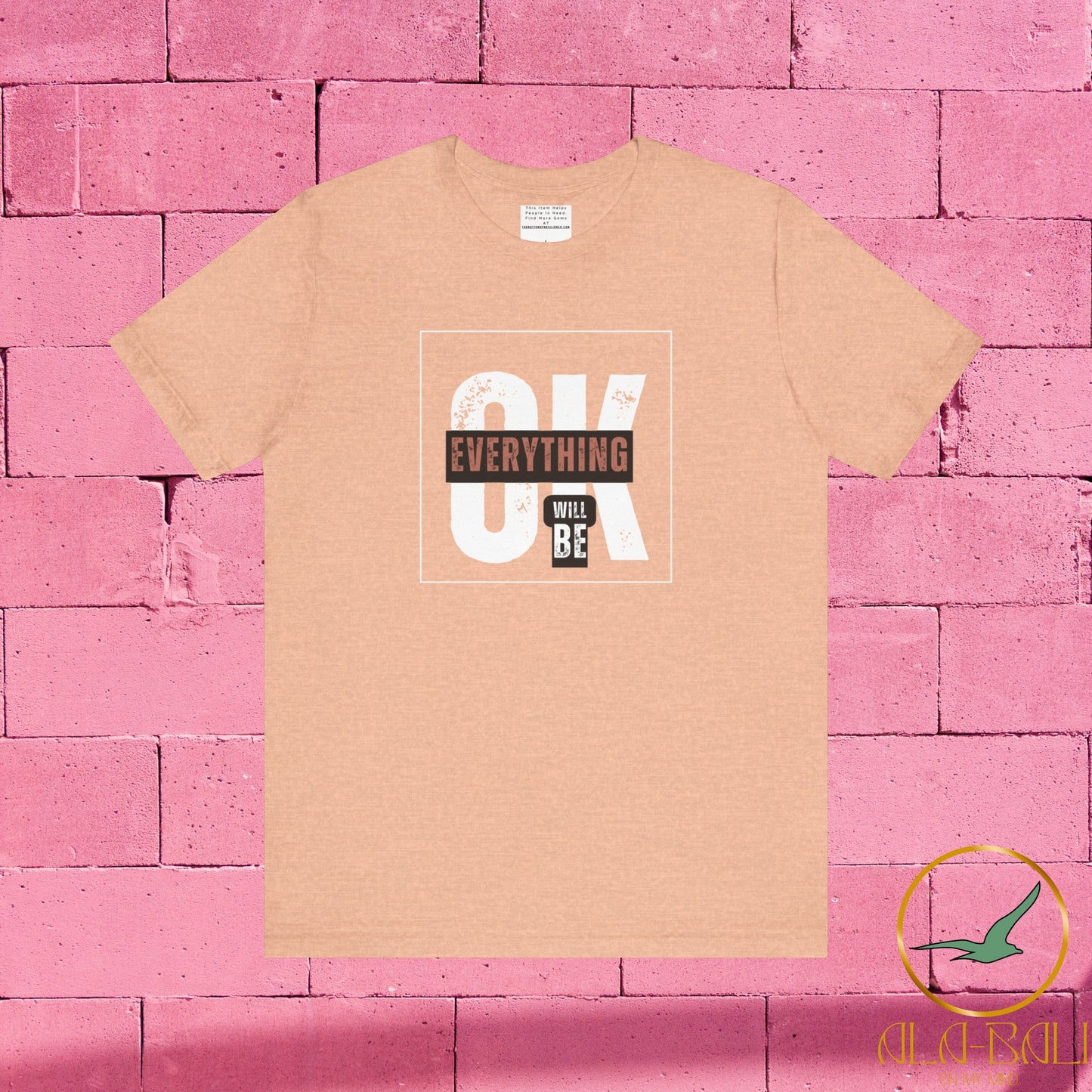 Everything will be ok Unisex Jersey Short Sleeve Tee-mental health awareness month