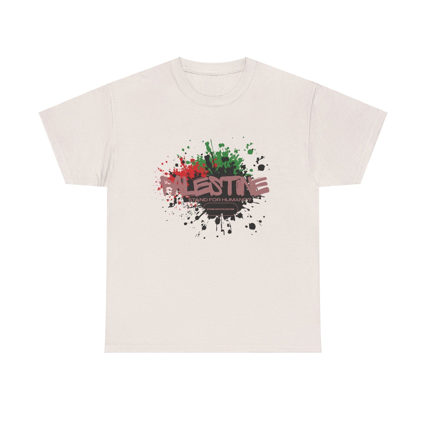 Unisex  Palestine Spring Splatter Heavy Cotton Tee
