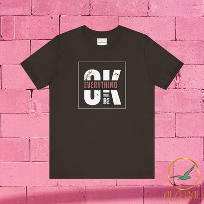 Everything will be ok Unisex Jersey Short Sleeve Tee-mental health awareness month